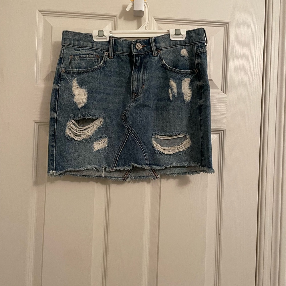 Express Denim Skirt